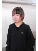 デザインカラーショートウルフ