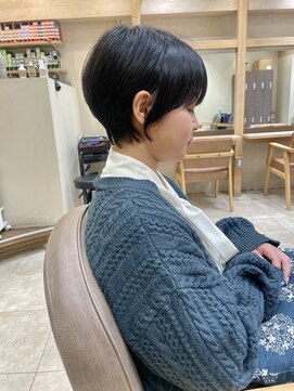ルーチェヘアー 【森勇樹指名限定】前下がりショート×小顔サイドバング