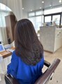 アグ ヘアー タイム 籠原店(Agu hair time) レイヤーは毛先厚め、表面ふんわりがトレンド。