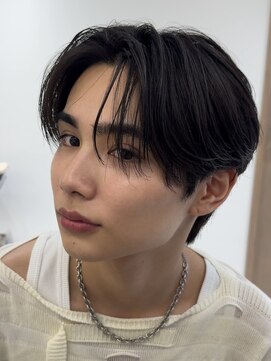 メンズラピス 栄店(Men's Lapis) ナチュラルダウンパーマシースルー艶センターパート