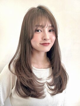 アビー(ABBEY3) レイヤーカットミディアムレイヤー顔周りレイヤーハッシュカット