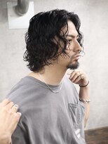 アンサー 渋谷(ANSWER)&nbsp;渋谷強めツイストスパイラルパーマスパイラルパーマメンズウルフ