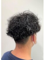 タヤ 相模大野サテライト店(TAYA)&nbsp;黒髪ツーブロックツイスト波巻きスパイラルパーマ