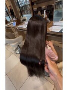 アース 福岡天神赤坂店(HAIR & MAKE EARTH) プレミアムストレート髪質改善/白髪ぼかし/縮毛矯正/