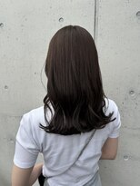 アチーブティルスマートサロン 豊川末広通店(achieve till Smart Salon)&nbsp;ナチュラルブラウン透明感艶カラー大人可愛いゆるふわセミロング