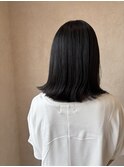 ギリギリ結べる顔周りレイヤーボブ