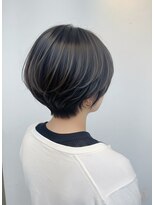 ヘアーメイクパウダー 天王寺寺田町店(Hair make powder)&nbsp;ナチュラルボブ前髪ありイメチェン20代30代40代50代ショートボブ