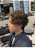 波巻きパーマ/波巻きスパイラル/波巻きツイストスパイラル