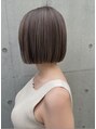 サイクル(CYCLE)&nbsp;切りっぱなしパッつと感のある◎ツヤ感抜群なボブスタイル