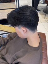 クアトログランシュ ひたちなか店(QUATRO×GranCieux)&nbsp;ニュアンスパーマ×センターパート　ひたちなか/メンズパーマ