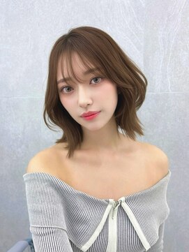 マウル ナゴヤ 名駅(MAEUL NAGOYA) 結べる長さのレイヤーボブ　ベージュカラー