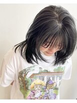 ウシワカマル ミライ(USHIWAKAMARU MIRAI) ・ブリーチ無しオリーブグレージュ・レイヤーカット