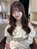 フォルテ 表参道店(FORTE) グレージュブラウン/ミディアムレイヤー/韓国巻き/顔周りカット