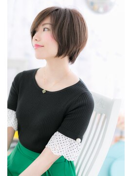 ヘアアンドビューティー ミック(Hair & Beauty miq) ハンサムレディの大人前下がりボブa