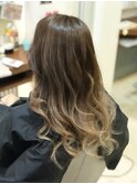 定番カラー♪外国人風グラデーション