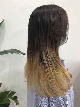 アリウス(ALIUS by posh) 【ALIUS 池袋 小川真一】暗髪×金髪バレイヤージュ