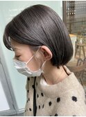 イヤリングカラー×ボブ