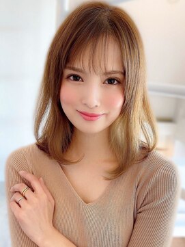アグ ヘアー ソヨン梅田店(Agu hair soyon) 《Agu hair》色っぽ大人レイヤーセミディ
