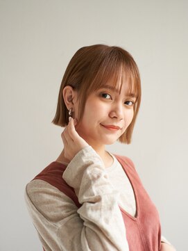 ジュール 新宿三丁目(Joule) マロンベージュ/Aラインボブ/かきあげ/ハイライト[新宿駅]