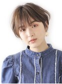 大人かわいいマッシュショート/ショートパーマ/20代30代