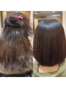 リアン(Lien) 『髪質改善』ストレートエステ（縮毛矯正）（リタッチ可）