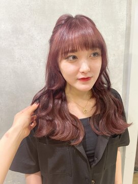 アンククロス 表参道(ANKH CROSS) エクステ70枚フェミニンボルドー