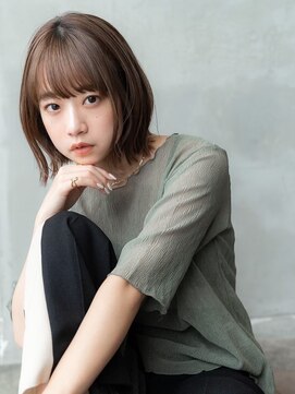イルハバナ 渋谷(ill HAVANA) 20代30代/大人可愛い/前下がりショートボブ小顔/丸み