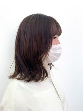 アッシュ 十日市場店(Ash) ワンレンボブ / サイドバンク