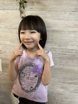 ロカット サロン(Roquat Salon) キッズボブカット【ヘアセット/立川/立川南/浴衣/立川/袴着付】
