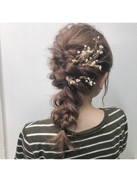 ロイオブジゼル(roi of GiseL) 【GiseL】お呼ばれアレンジ　あみ下ろし/ヘアセット/結婚式