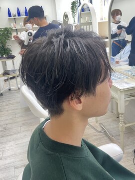 アルターシェリー(aL-ter che'rie) メンズ無造作セット/波巻き/ハイライト/マッシュパーマ　新籾