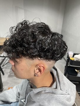 スウェル 柏店(Swell) ハイライト/マッシュパーマ/ウルフ/アッシュブラック/柏/MEN'S