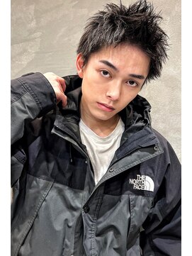 トルネード(TORNADO) 黒髪スパイキーショート　n11.30