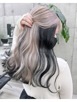 リノート バイ エゴル 名古屋(LINOET by ENGOL)&nbsp;【LINOET 名古屋】佐藤まいら　インナーカラー×裾カラー