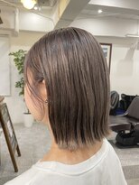 ルイ(ROUIS produced by LUCK 津田沼) ROUIS/切りっぱなしボブ/エアリーロング/美髪/ピンクブラウン