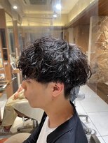 ヘアリゾート エーアイ 原宿(Ai for men) 黒髪ショートマッシュ×ツイスパ ビジネス/スーツ/ツーブロック