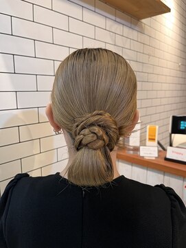 オーブ ヘアー リリー 博多2号店(AUBE HAIR lily) 結婚式アップスタイル