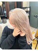 ソルトウォーター(SALT WATER)&nbsp;ホワイトブロンド/ケアダブルカラー/ブリーチあり/恵比寿/代官山