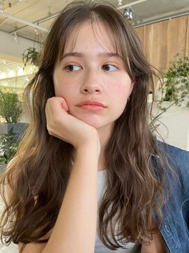 ベル 銀座5丁目店(Belle) 透明感グレーベージュのおしゃれレイヤーロング【銀座】