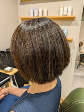 ヘアサロン ナノ(hair salon nano) スッキリ丸みショートボブ