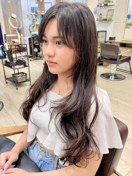 ラティ(Ratie) 内巻きワンカール 前髪あり 秋カラーブラウン