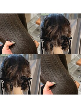 シェノン 武庫之荘(CHAINON) ブリーチなしWカラーで作るグレージュカラー♪