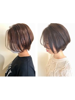 ショートスタイルもお任せ☆経験豊富なスタイリストが360°どこから見ても綺麗なシルエットを実現♪