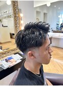 フェード×七三分け☆