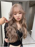 【KASUMI天神美容室】ハイトーングレージュ