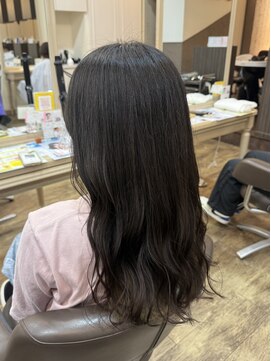 アルターリール(aL ter Rire) くびれヘア/アプリコットオレンジ/ハイライトカラー/杉田花乃