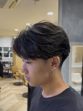 曲がる縮毛矯正専門店 バイ レイズ 名駅(曲がる縮毛矯正専門店 by RAYS) ニュアンスフェザーパーマフェザーショートセンターパートh