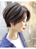 ルーファス 恵比寿 渋谷(Ruufus)&nbsp;外ハネくびれショート×シースルーバング