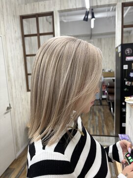 ヘアスタジオワン 藤沢店(HAIR STUDIO ONE) ホワイトミルクティー