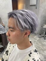 アポロ 横浜駅店(apollo)&nbsp;MEN’S HAIR/サーフカール/刈り上げセンターパート/ブリーチ